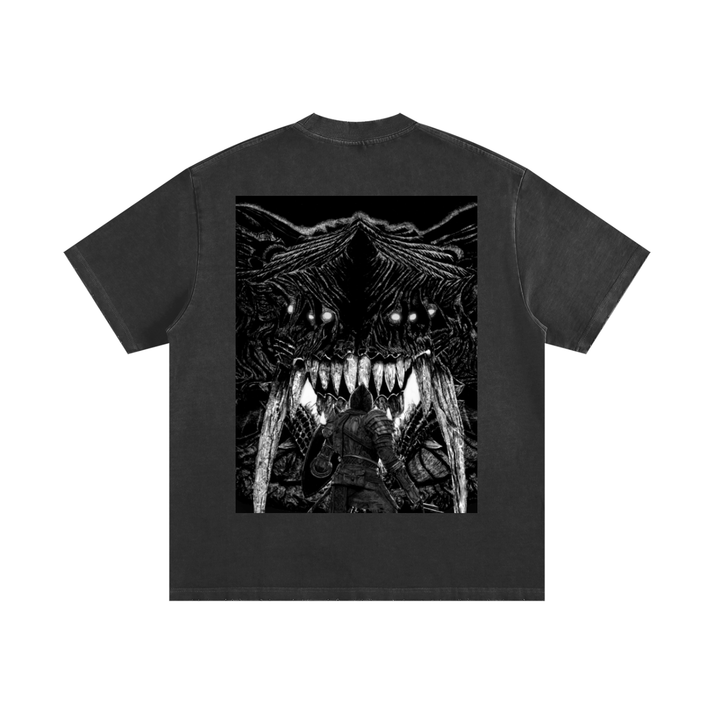 Heavyweight Vintage Washed Frayed T-Shirt