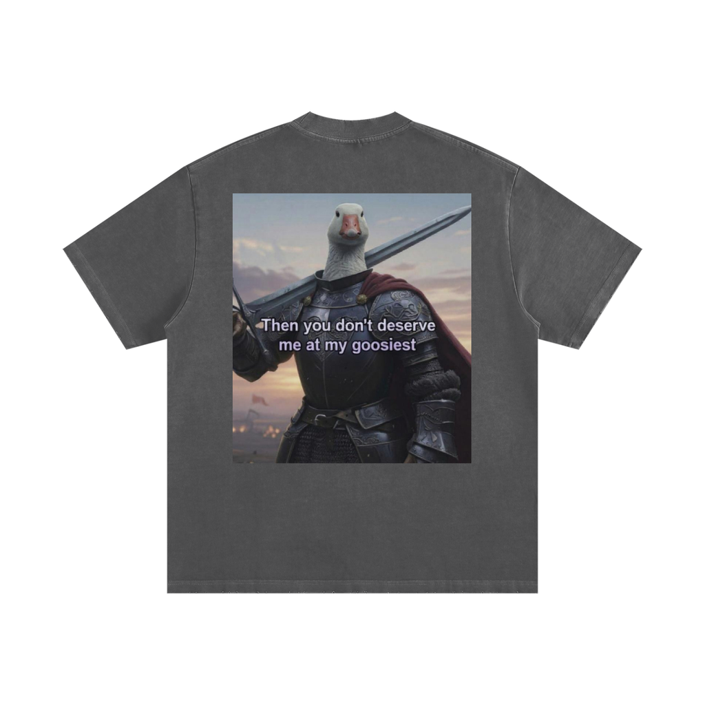 Heavyweight Vintage Washed Frayed T-Shirt